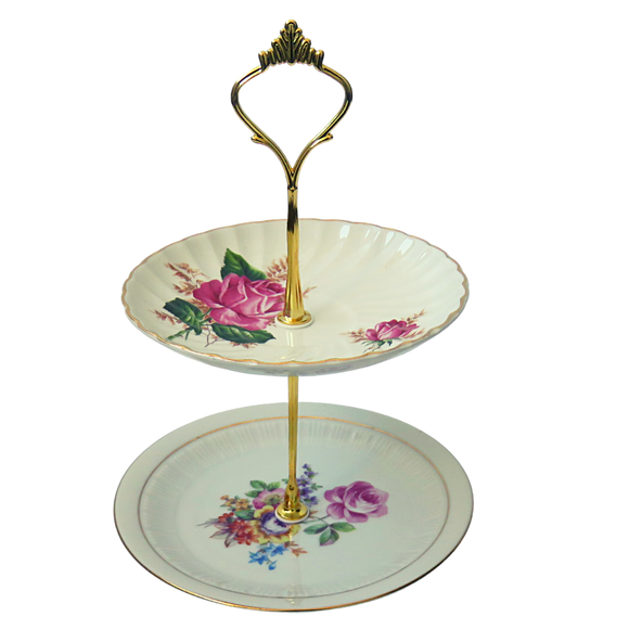 MINI ROSES PLATE STAND #10