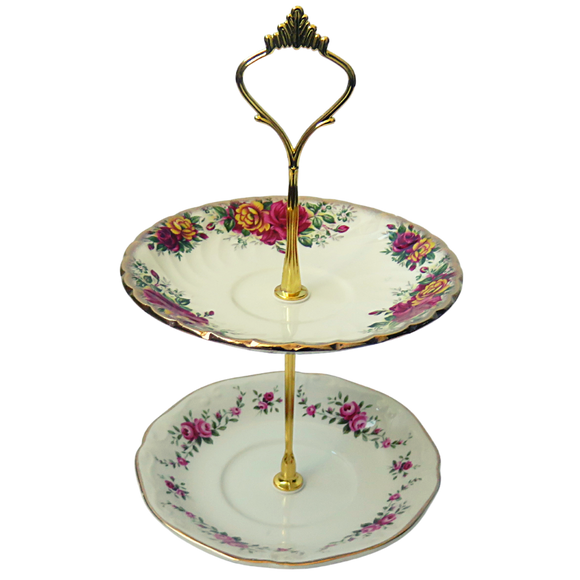 MINI ROSES PLATE STAND #07