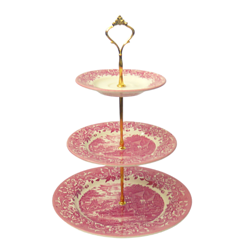 RED CAKE STAND #504
